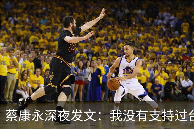 蔡康永深夜发文：我没有支持过台独